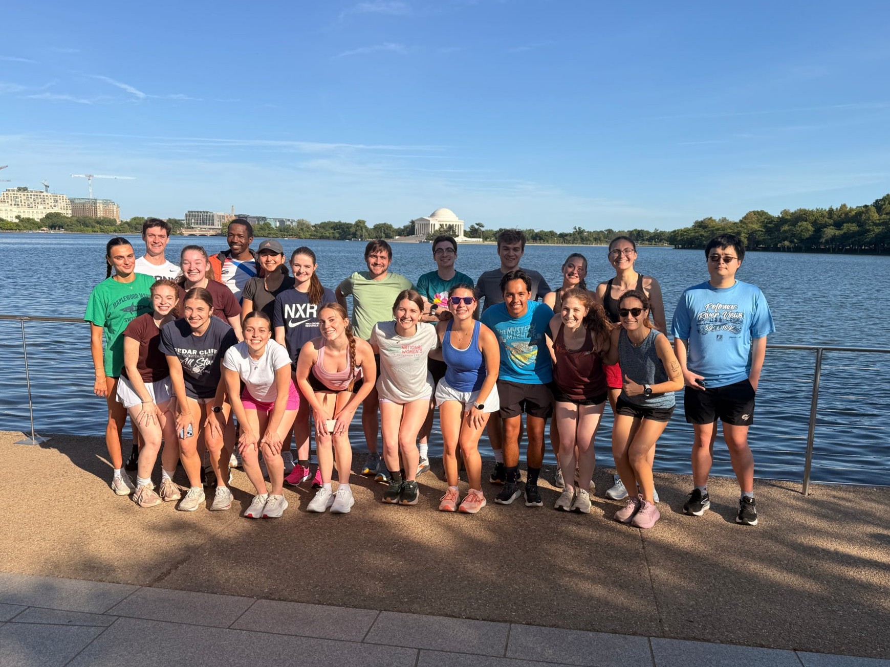 Club Running at Tidal Basin